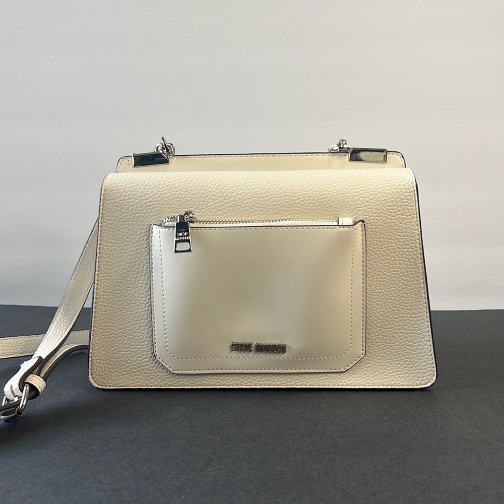 STEVE MADDEN OFF-WHITE CROSSBODY